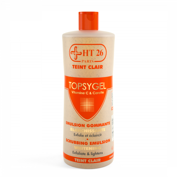 HT26 Topsygel - Emulsion douche éclaircissante  Gommant 1 liter