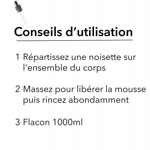 Gel douche Caviar : Révélateur de teint 1000ml