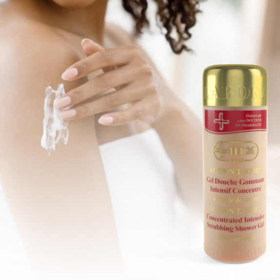 HT26 Gel Douche Gommant Action Taches HT26 - Pour une peau unifiée et lumineuse 1000ml