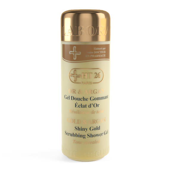 HT26 Gel Douche Gommant Or Et Argan 1000ml