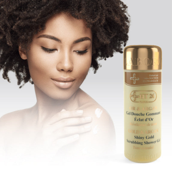 HT26 Gel Douche Gommant Or Et Argan 1000ml