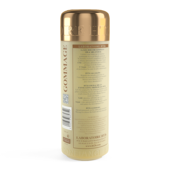 HT26 Gel Douche Gommant Or Et Argan 1000ml