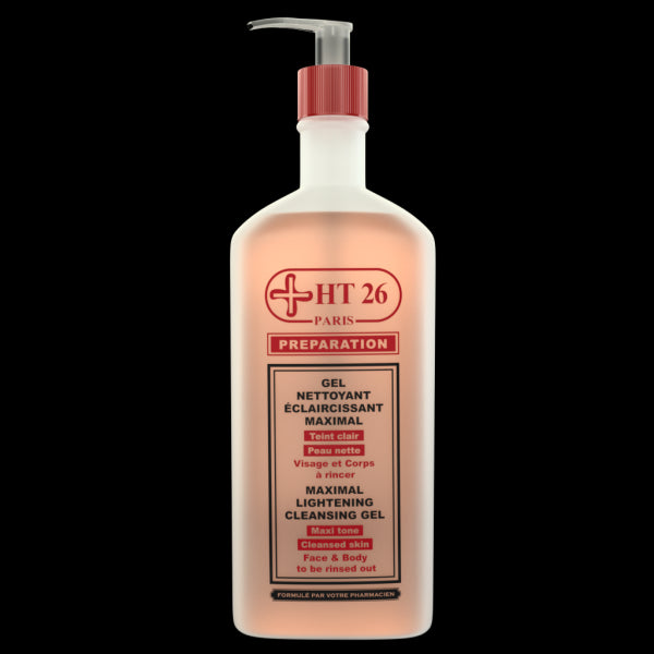 HT26 Preparation - Maximal Lightening Cleansing Gel - 500ml - HT26.CA : Scientists Devoted to Black Beauty