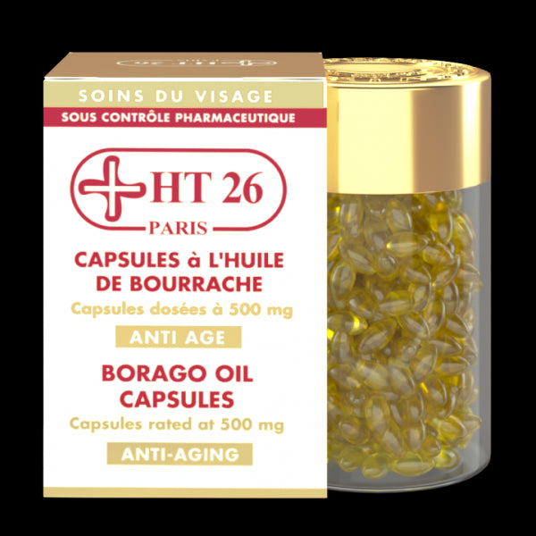 HT26 PARIS - Borago oil capsules - HT26.CA : Scientists Devoted to Black Beauty
