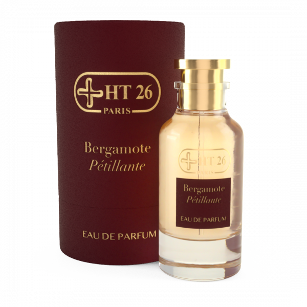 Parfum Bergamote Pétillante - Eau de Parfum énergisante, fraîche et citronnée. Flacon 100 ml