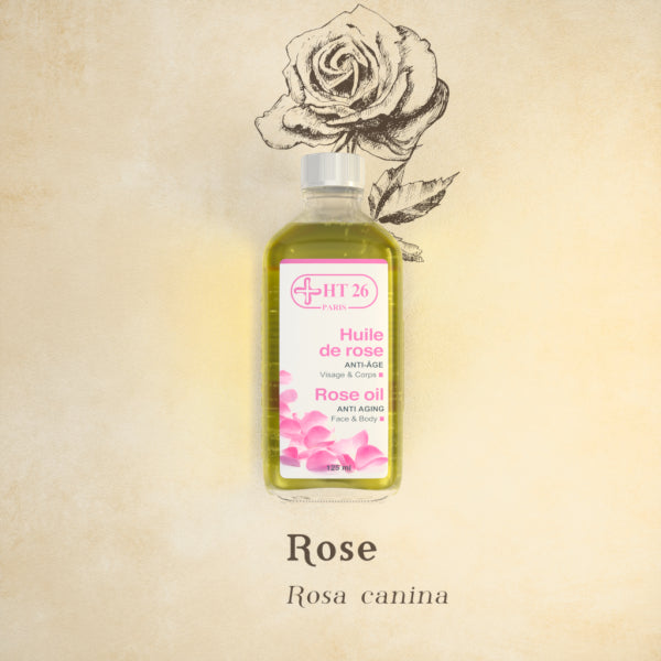 HT26 - Rose Pure Essential Oil 125 ml - HT26.CA : Scientists Devoted to Black Beauty